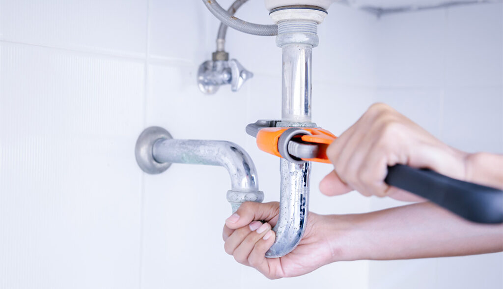 sanitaire voorziening herstellen